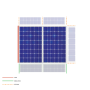 KIT3 Aerocompact East-West Structure CompactFlat S Flat Roofs