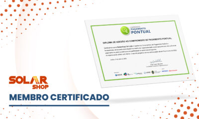 Compromisso de pagamento pontual Solarshop